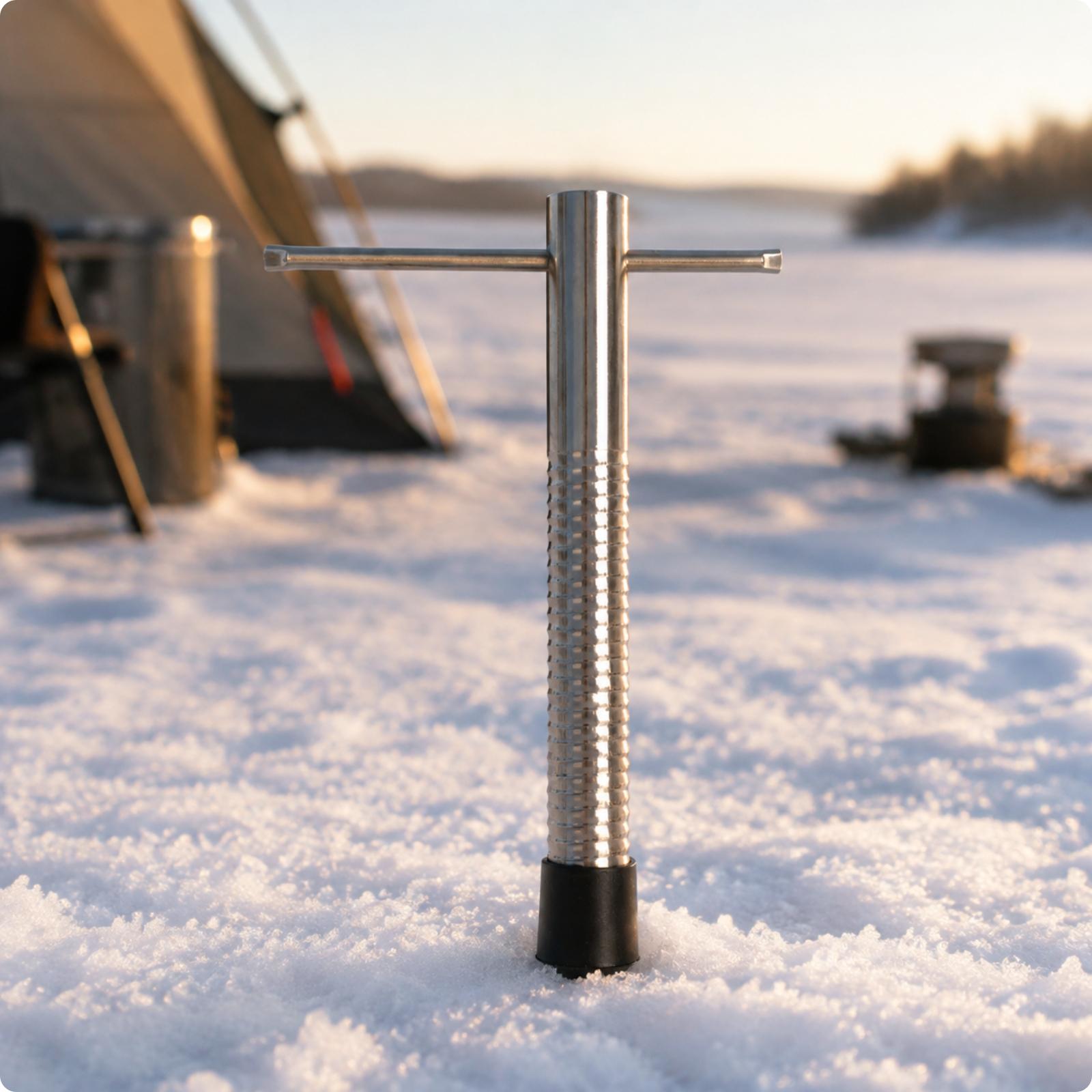 Kompaktowa, stalowa wiertarka  – Fishing Rod Ice recenzja i cena